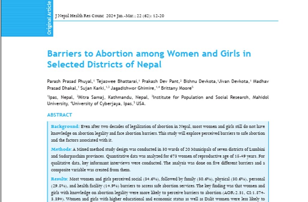 Cover of publication